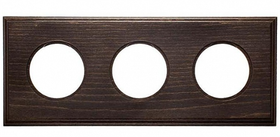 Рамка 3 местная дерево, Винтаж, Bironi BF7-630-18 Рамка 3 местная дерево, Винтаж, Bironi BF7-630-18