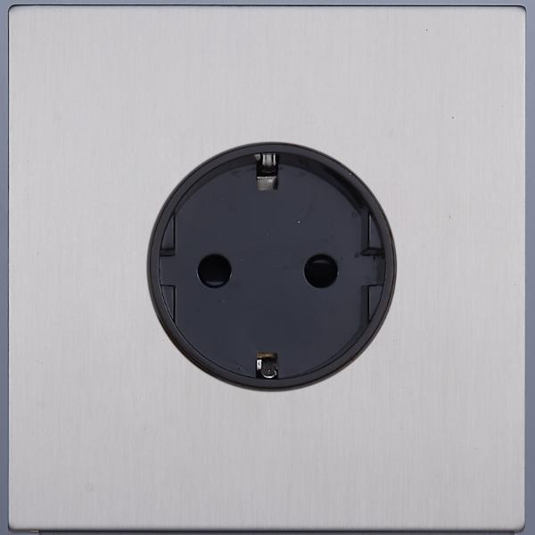 Розетка с З/К (внутренний монт.), Никель, Bilbao Salvador SJAN55A5A10