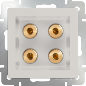 Аудиорозетка, Слоновая кость, Werkel W1185003