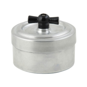 Выключатель поворотный 1 кл. проходной (2 положения), металл, алюминий, Vintage M1-11-24