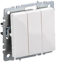 Выключатель 3 кл., Белый, Brite IEK BR-V30-0-10-K01