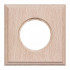 Рамка 1 местная деревянная на бревно D220 (внутренний монт.), прямоугольник, Натурэль, Шедель Bironi BF4C22-610-10