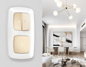 Рамка 3 местная пластик, Белый матовый, OMEGA Ecta Ambrella Volt OF140123