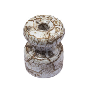 Кабельный изолятор керамика, Мрамор Bironi R1-551-090-50 (50 шт./упак.)