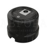 Розетка фарфоровая телевизионная TV, Черный, ТМ МезонинЪ Аврора GE70322-05