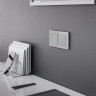 Выключатель 2 кл. с подсветкой, Серебряный, Werkel W4520106