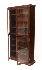 Шкаф-витрина из массива березы Граф Нулин-4, Орех, TADORNA 258/А-N