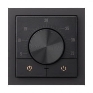 Терморегулятор теплого пола механический, Черный, Rikkett 32234 BK