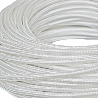Ретро кабель круглый 2x0,75 Белый, Edisel ПДК (1 метр)