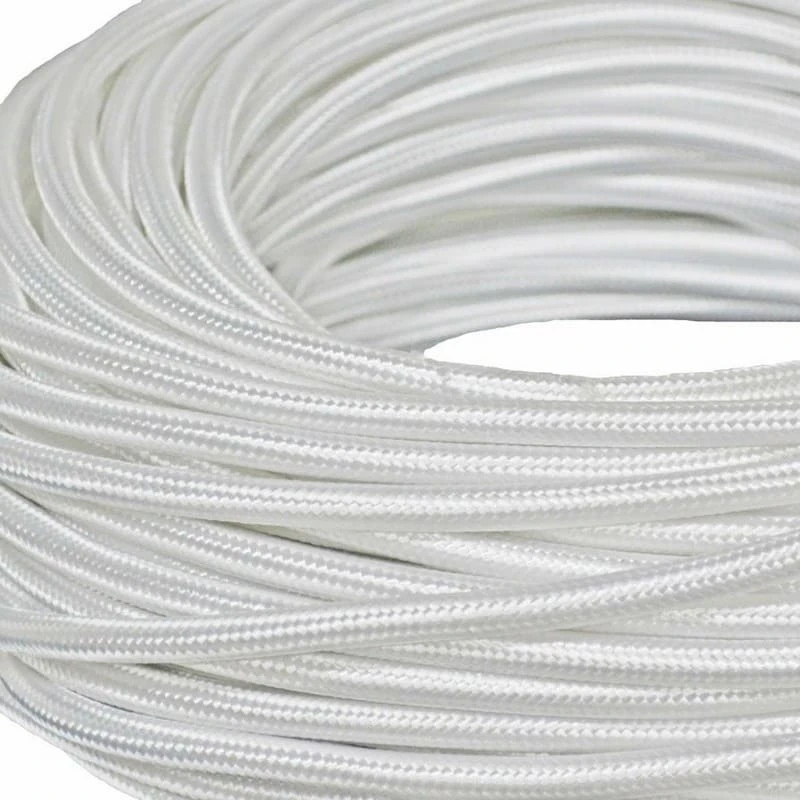 Ретро кабель круглый 2x0,75 Белый, Edisel ПДК (1 метр)