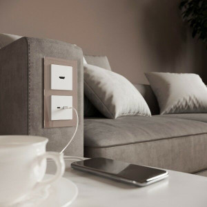 Рамка 2 местная стекло, Латте, Favorit Werkel W0021142