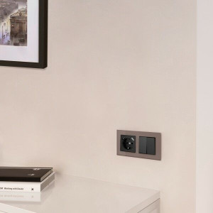 Рамка 2 местная стекло, Латте, Favorit Werkel W0021142