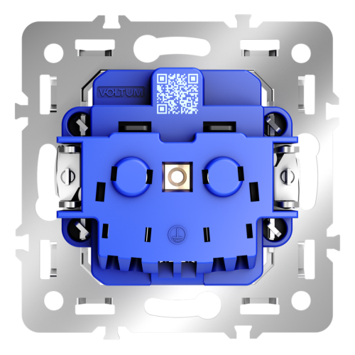Механизм розетки с З/К 16А, S70 Voltum VLS0401M
