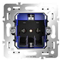 Механизм розетки с З/К 16А, S70 Voltum VLS0401M