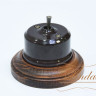 Выключатель керамика тумблерный 1 кл. проходной, коричневый с бронзовой ручкой Lindas 34512-B