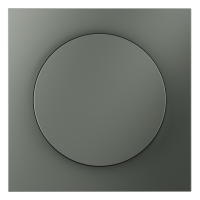 Лицевая панель для диммера поворотно-нажимного, Титан, S70 Voltum VLS002006