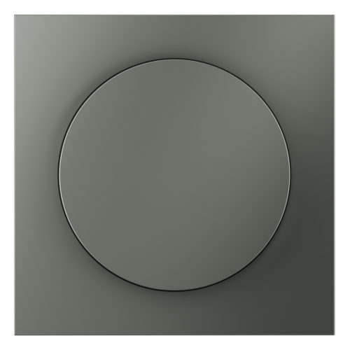 Лицевая панель для диммера поворотно-нажимного, Титан, S70 Voltum VLS002006