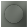 Лицевая панель для диммера поворотно-нажимного, Титан, S70 Voltum VLS002006