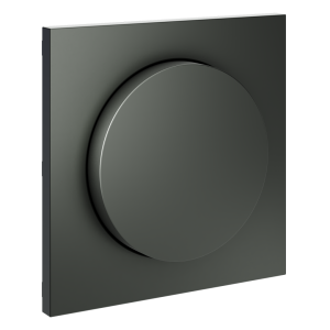 Лицевая панель для диммера поворотно-нажимного, Титан, S70 Voltum VLS002006