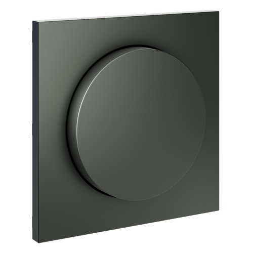 Лицевая панель для диммера поворотно-нажимного, Титан, S70 Voltum VLS002006