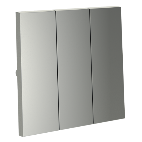 Клавиши для выключателя 3-кл, Сталь, S70 Voltum VLS000505