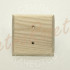 Накладка 1 местная межбрёвенная деревянная 105x105, для наружного монтажа, Clever Wood