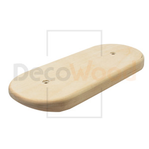 Накладка 3 местная деревянная на бревно D260 мм, Береза без тонировки, DecoWood НР260-3
