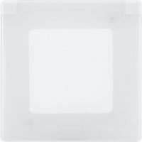 Рамка 1 местная, герметичная IP44 с крышкой, белый,  INSPIRIA Legrand 673920