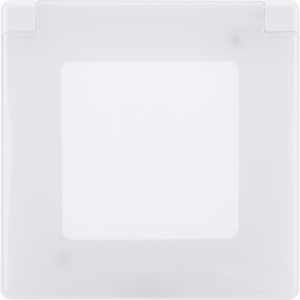 Рамка 1 местная, герметичная IP44 с крышкой, белый,  INSPIRIA Legrand 673920