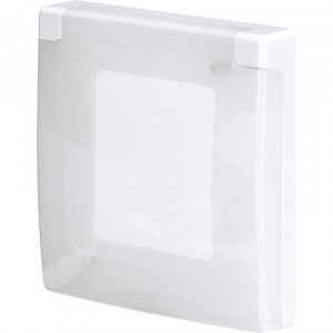 Рамка 1 местная, герметичная IP44 с крышкой, белый,  INSPIRIA Legrand 673920