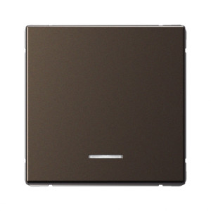Кнопка без фиксации 1 кл. с подсв., Мокко, ArtGallery SE GAL000616