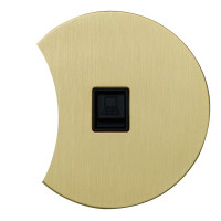 Розетка компьютерная RJ45 (внутренний монт.) дополнит., Золото, Аrt Salvador EU040206