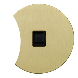 Розетка компьютерная RJ45 (внутренний монт.) дополнит., Золото, Аrt Salvador EU040206