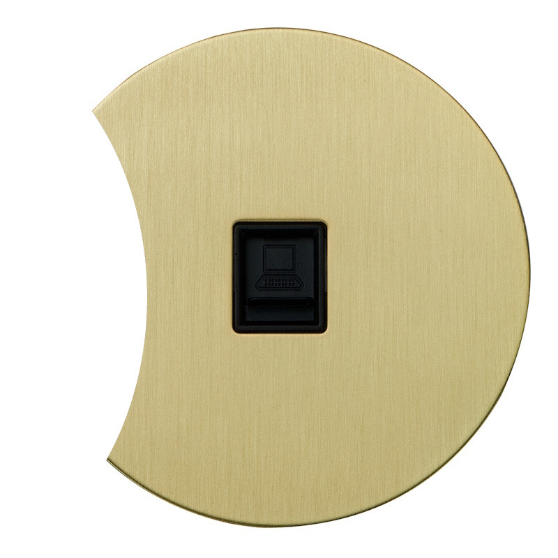 Розетка компьютерная RJ45 (внутренний монт.) дополнит., Золото, Аrt Salvador EU040206