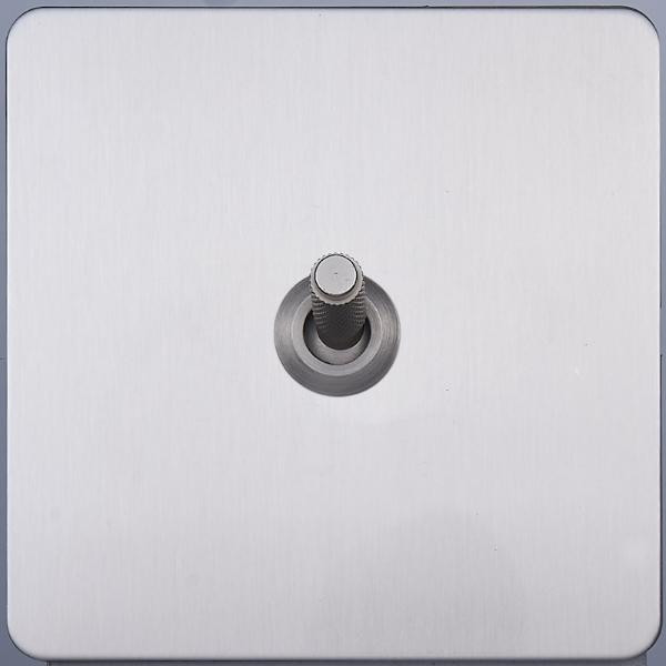 Выключатель тумблерный 1 кл. (внутренний монт.), Никель, Merida Salvador SBAN55B5A1