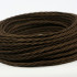 Ретро кабель витой 2x1,5 Шоколад, Interior Wire ПРВ2150-ШКД  (1 метр)
