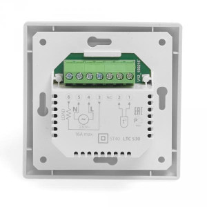 Терморегулятор теплого пола электронный, Белый, AURA LTC 530