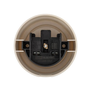 Ретро розетка пластик без 3/К, Слоновая кость, Виви TDM ELECTRIC SQ1820-1316