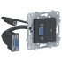 Розетка HD15+Minijack, Антрацит, Unica New Schneider NU593254 Розетка HD15+Minijack, Антрацит, Unica New Schneider NU593254
