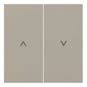 Лицевая панель для выключателя жалюзи, Латте, Rikkett 35613 LT