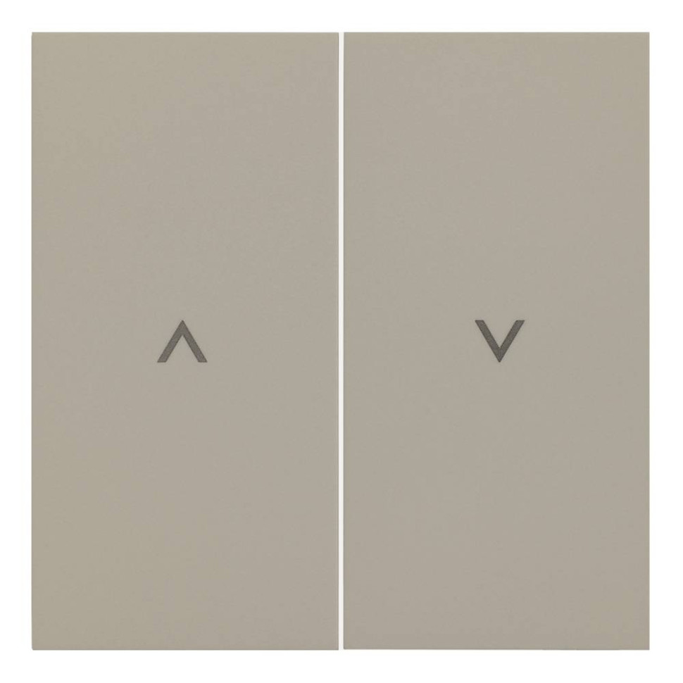 Лицевая панель для выключателя жалюзи, Латте, Rikkett 35613 LT