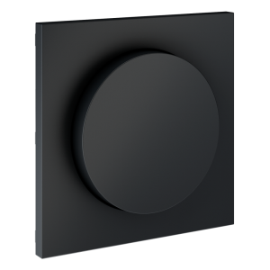 Лицевая панель для диммера поворотно-нажимного, Графит, S70 Voltum VLS002007