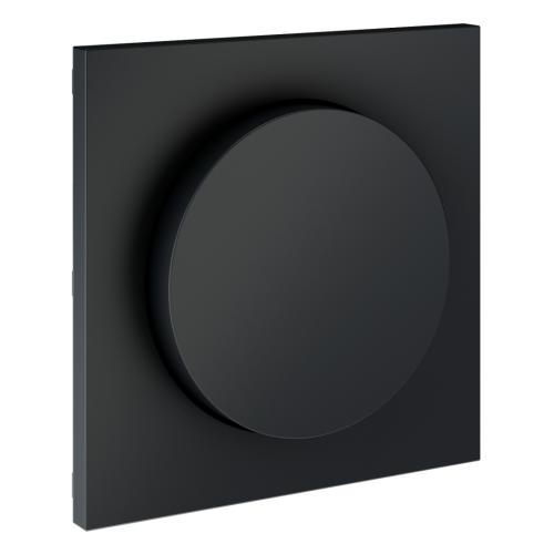 Лицевая панель для диммера поворотно-нажимного, Графит, S70 Voltum VLS002007