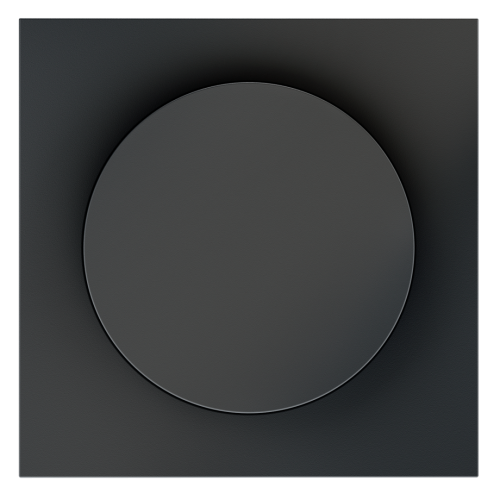 Лицевая панель для диммера поворотно-нажимного, Графит, S70 Voltum VLS002007