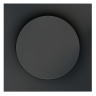 Лицевая панель для диммера поворотно-нажимного, Графит, S70 Voltum VLS002007