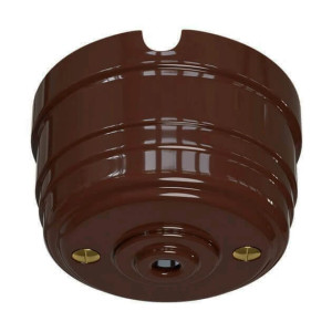 Потолочное основание для подвеса светильника, фарфор, Коричневый, Усадьба МезонинЪ GE70811-04