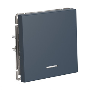 Кнопка без фиксации 1 кл. с подсв., Грифель, ArtGallery SE GAL000716