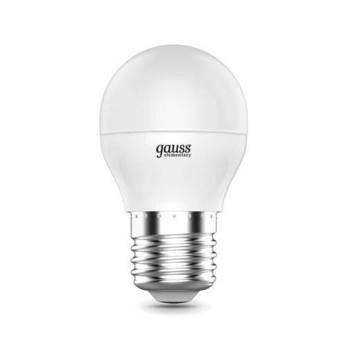 Лампа светодиодная Gauss E27 8W 6500K матовая 53238