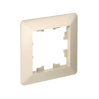 Рамка 1 местная, пластик, Бежевый, AtlasDesign Air SE ATN220201