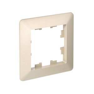 Рамка 1 местная, пластик, Бежевый, AtlasDesign Air SE ATN220201